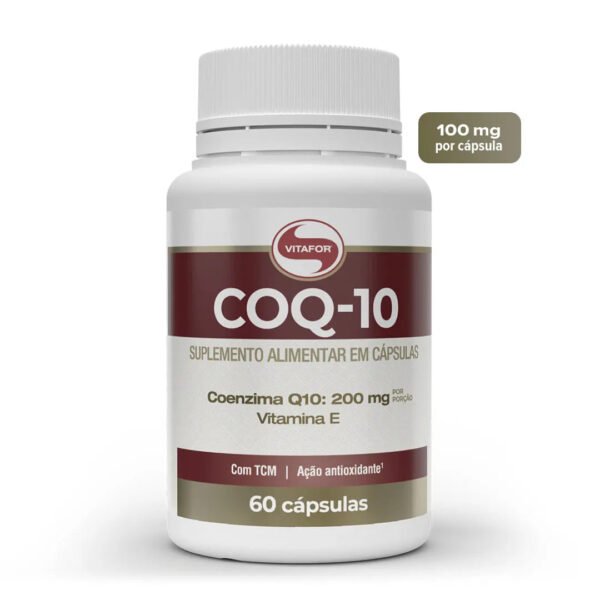 Coenzima Q10 - 60 Comprimidos (200mg por dose) Vitafor Europe
