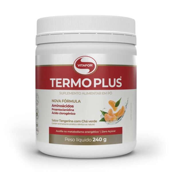 Termo Plus Tangerina com Chá Verde - 240g Vitafor Europe
