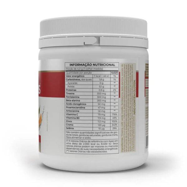 Termo Plus Tangerina com Chá Verde - 240g Vitafor Europe