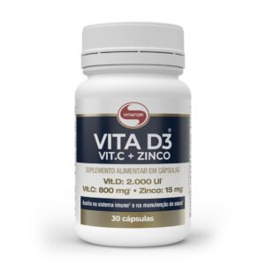 Vita D3 + C + Zinco - 30 Comprimidos